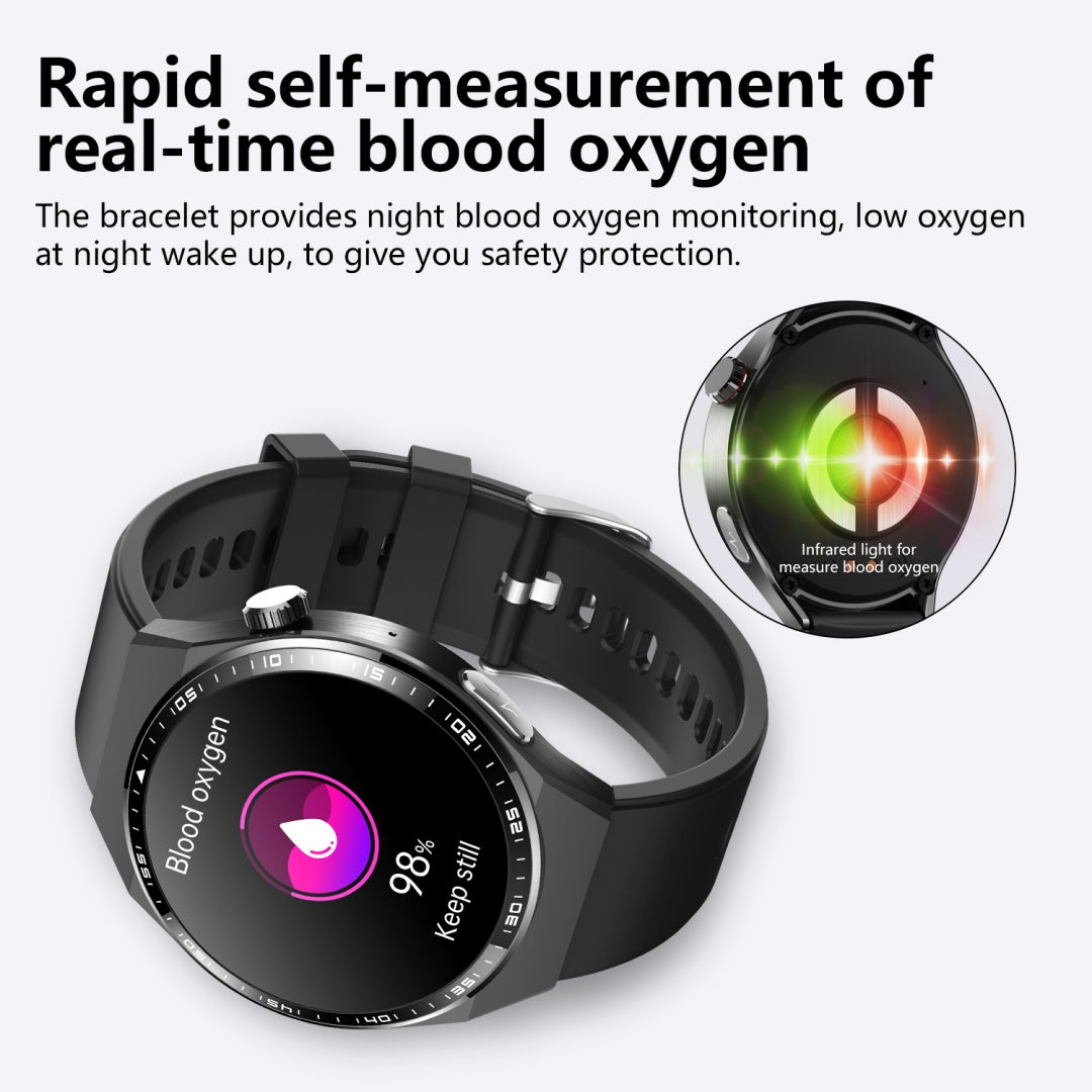 New 1.55 - inch Disc Smart Watch Health Tracker Health Manager - 5 - CJ