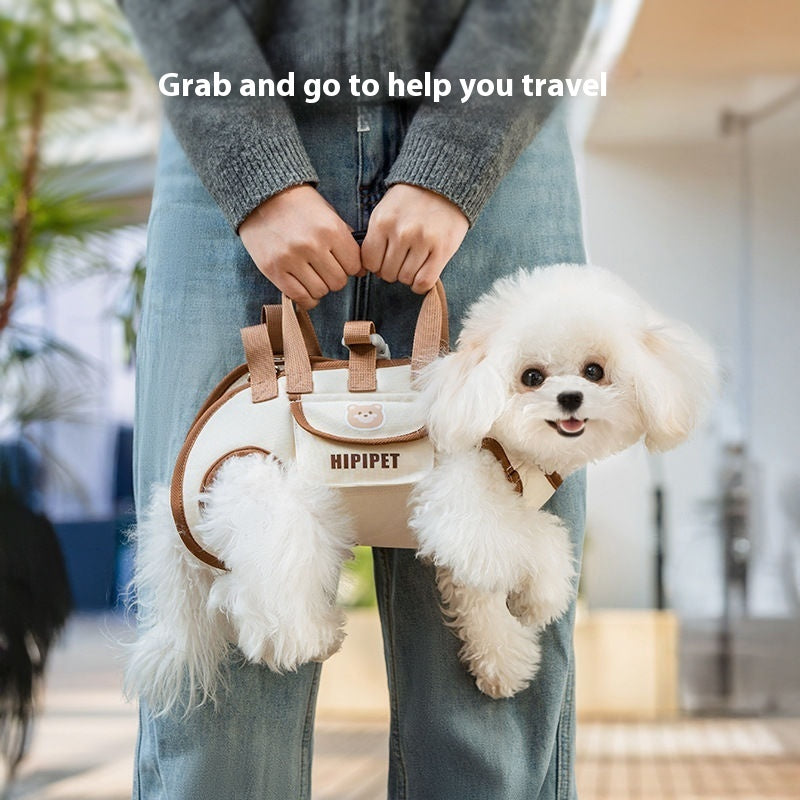 Pet Dog Small Dog Cat Portable Crossbody Handbag - 0 - CJ
