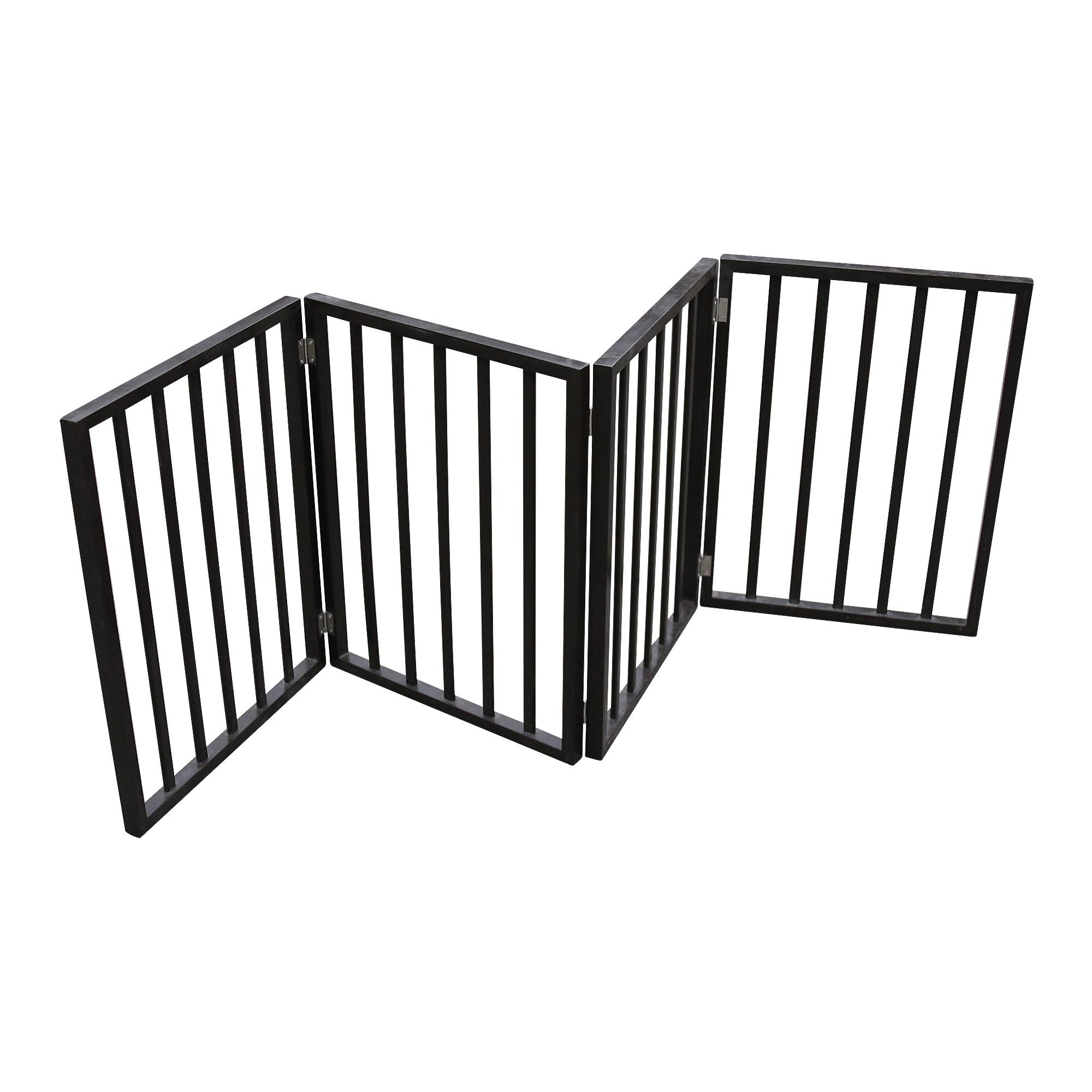 Pet Gate - Dog Gate For Doorways,Stairs Or House - standing, Folding - 5 - CJ