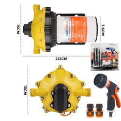 70PSI Deck Washdown Kit For Boat Caravan Yacht Wash 12V 5GPM - 5 - cjdropshipping