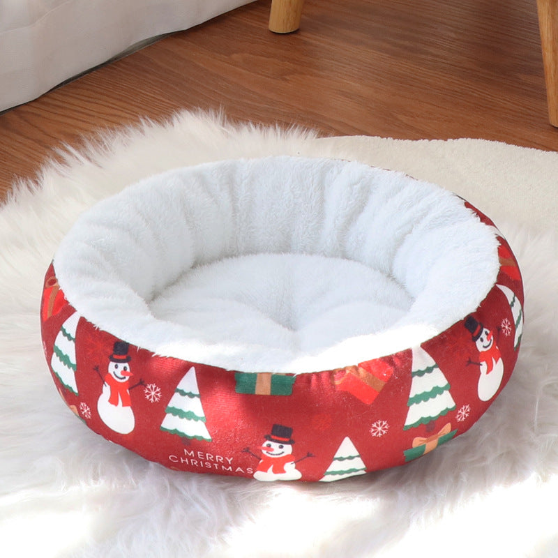 Christmas Mattresses For Pet Dogs And Cats, Warm Pet Beds, Kennel, Small And Medium - sized Dogs, Puppies And Kittens, And Extra Sizes For Sleeping - 4 - CJ