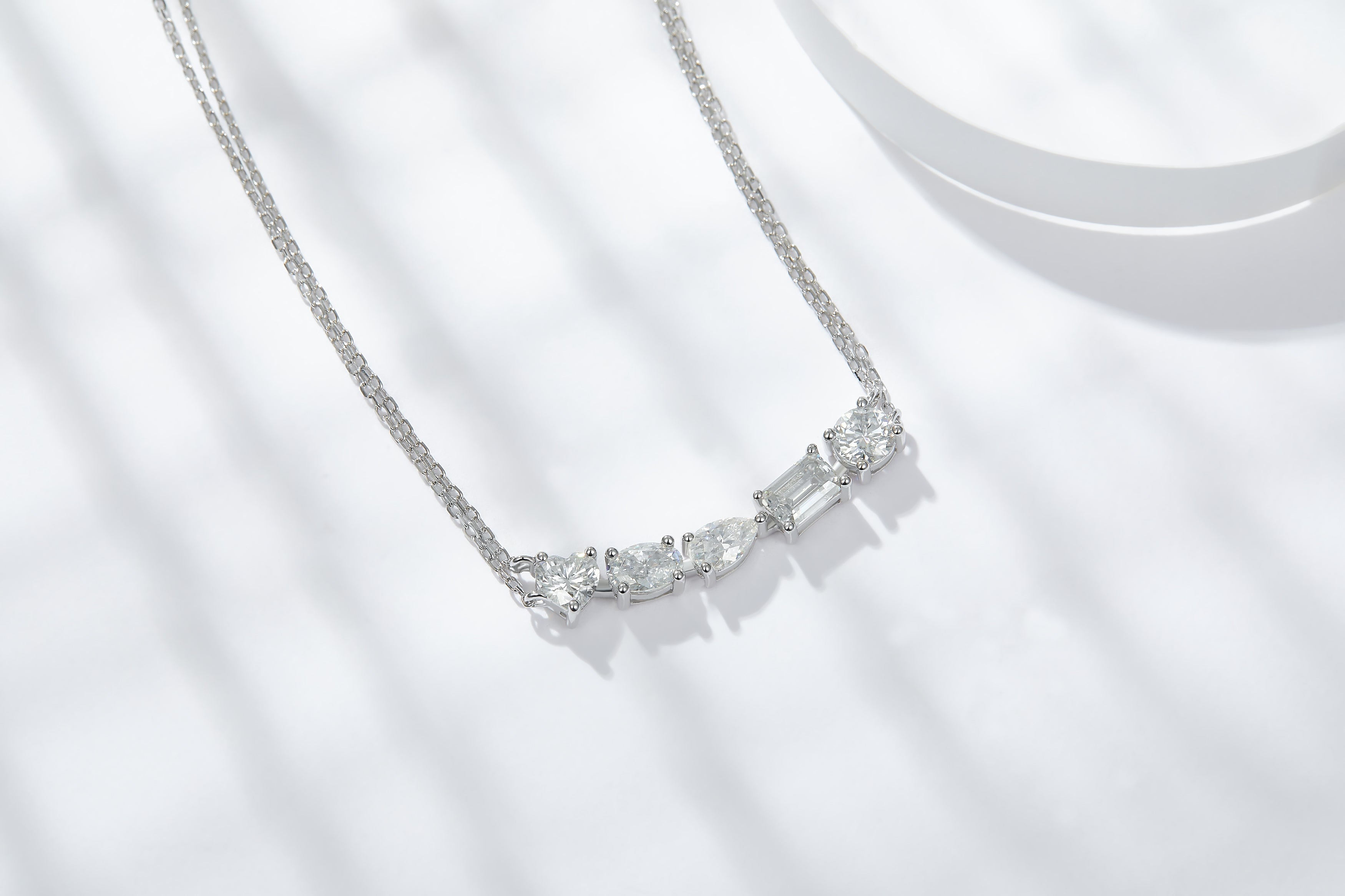 1Galaxy - A Fashionable And Luxurious Diamond Jewelry Pendant Set With Moissanite S925 Sterling Silver And Platinum Plating Prohibit TikTok sales - 5 - CJ