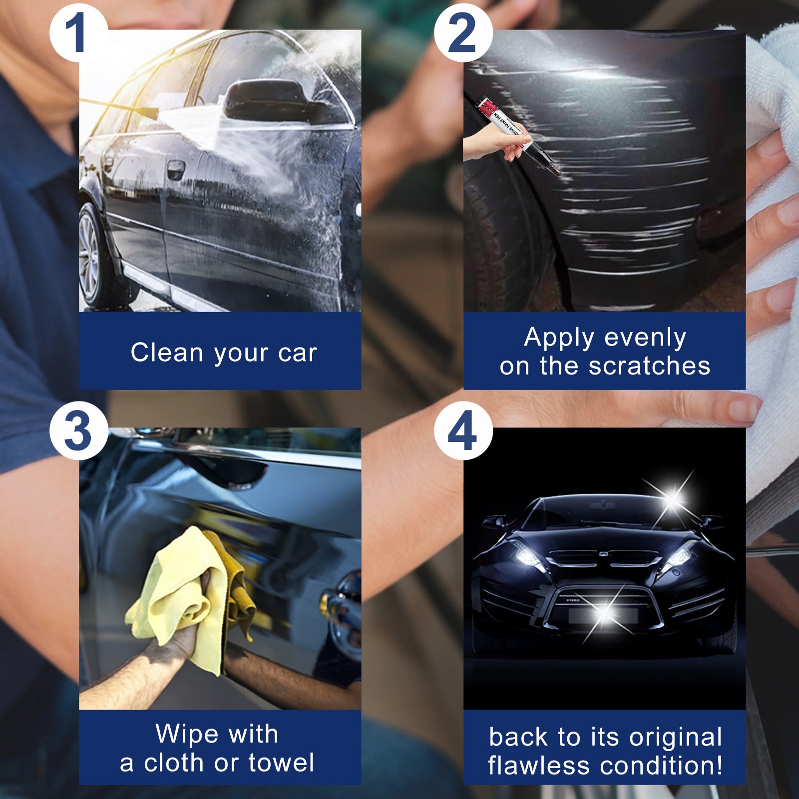 Rayhong Car Touch - Up Paint Pen Scratch Repair Paint Damage Repair Pen - 5 - CJ