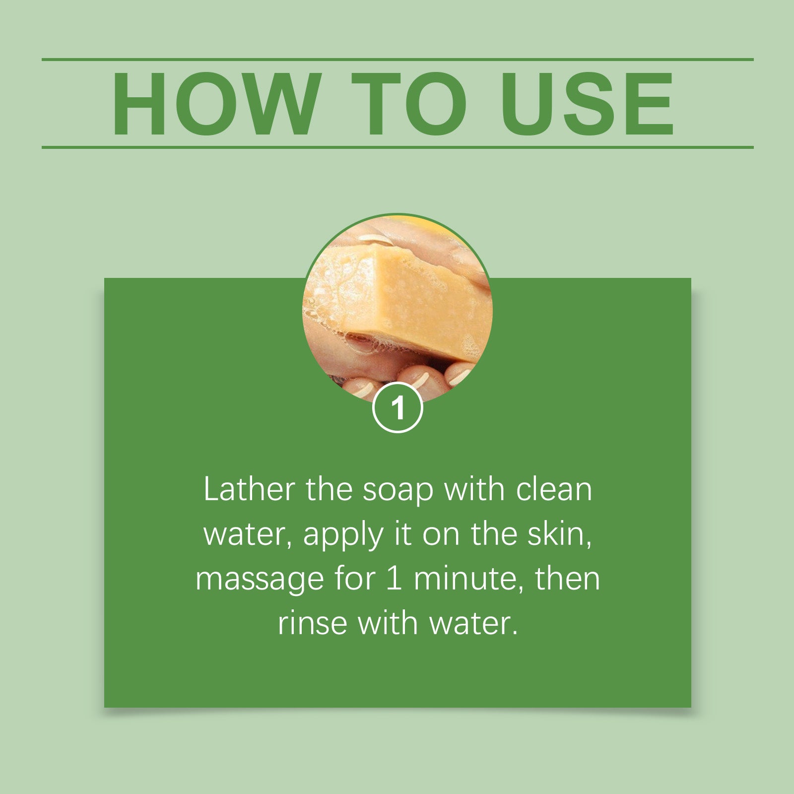 OUHOE Mint Lemon Solid Soap Gently Cleanses The Body And Moisturizes The Skin With Hand - Made Essential Oil Nourishing Bath Soap - 5 - CJ