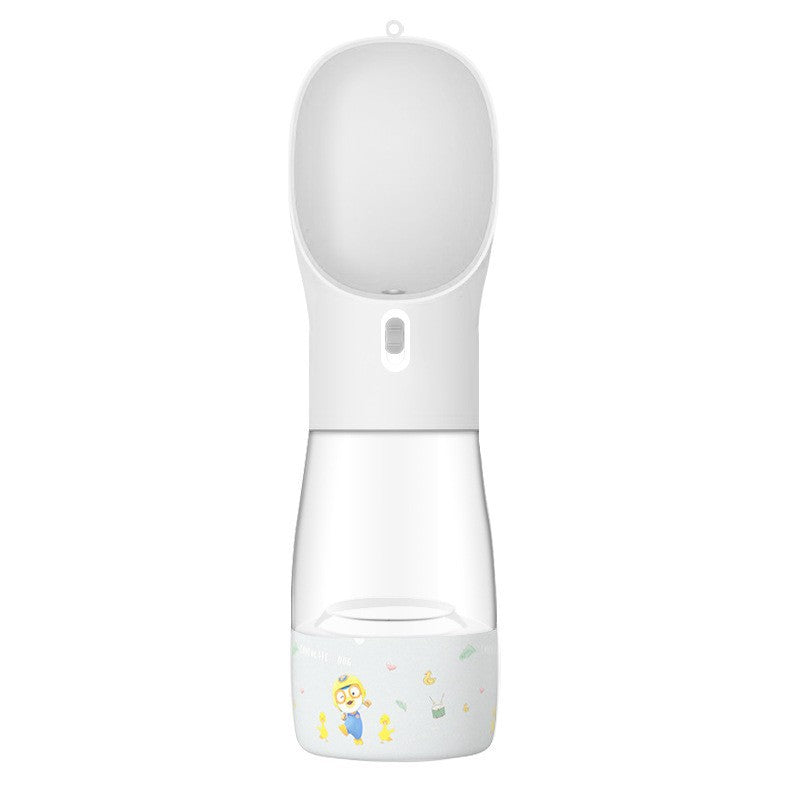 Pet Dog Water Bottle Feeder Bowl Portable Water Food Bottle Pets Outdoor Travel Drinking Dog Bowls Water Bowl For Dogs - 0 - CJ - Grey - Printing - CJHS162047405EV