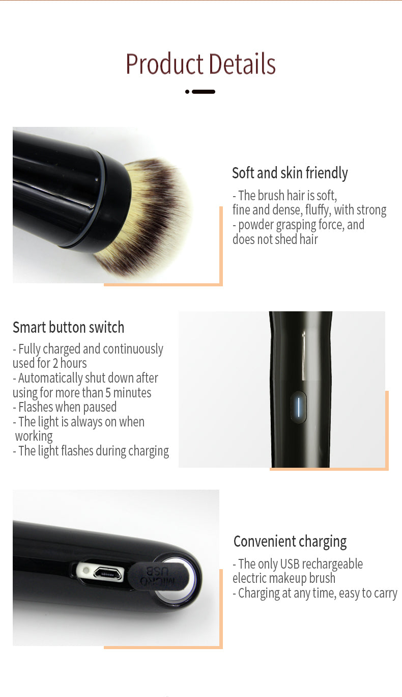 Electric Rotating Makeup Brush - 5 - CJ
