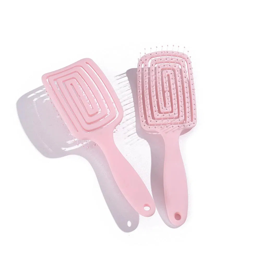 2PCSCurl Hair Brush, Curly Defining Brush, Vented Hair Brush For Shaping, Detanging And Defining Curls For Women And Men Less Pulling - 5 - CJ