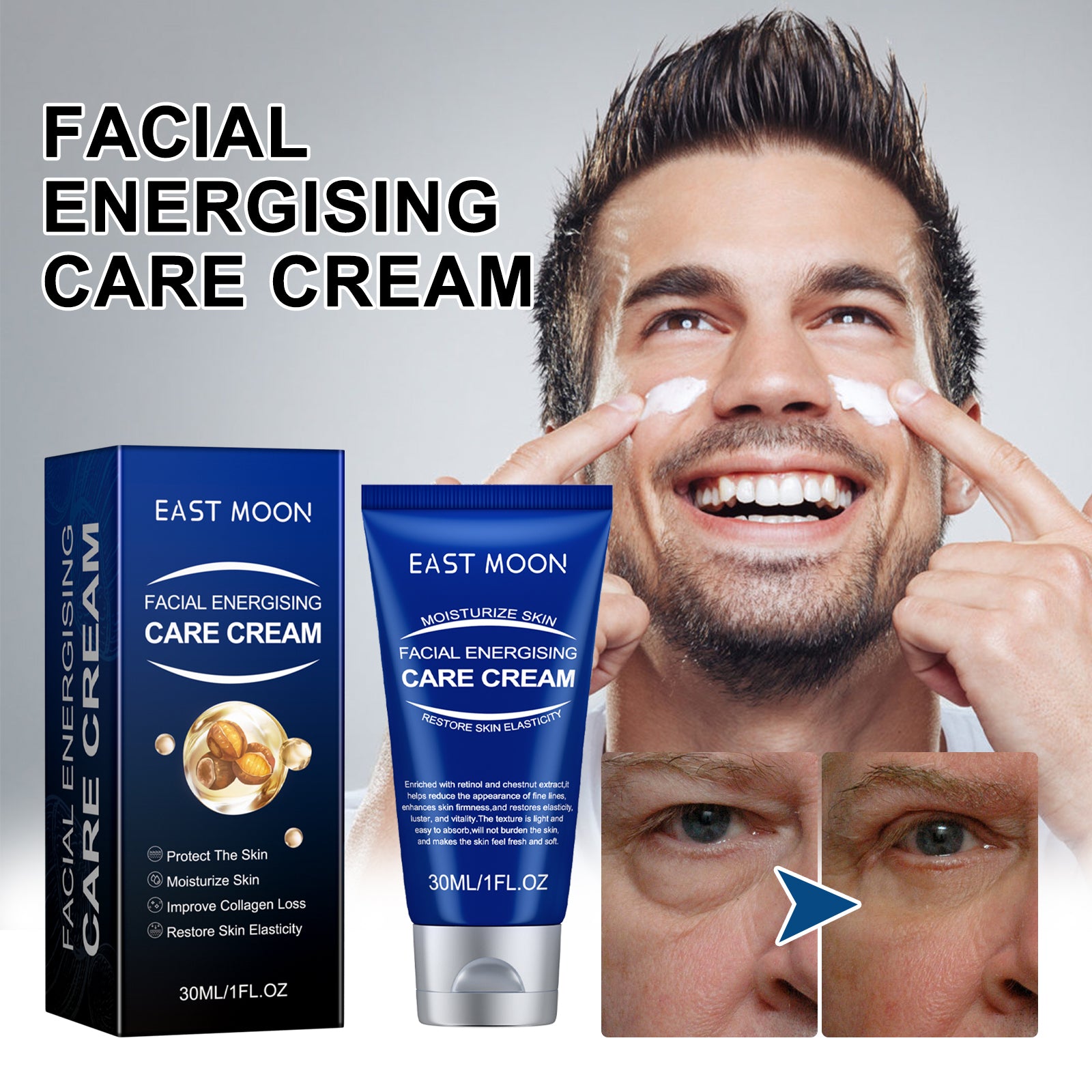 East Moon Moisturizing Lotion For Men Firming And Moisturizing Deep Hydrating Facial Skin Anti - Aging Lotion - 5 - CJ
