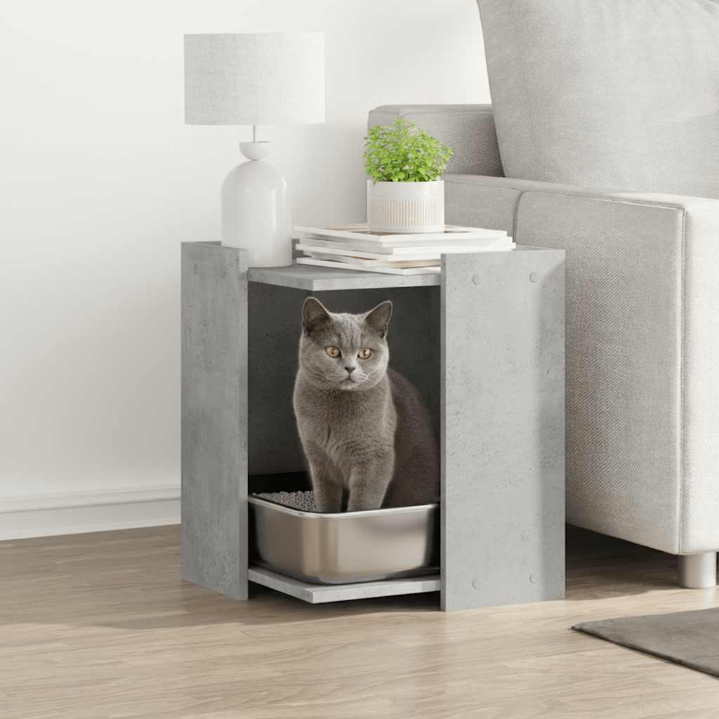 Cat Litter Box 42x Wood Material Cat Litter Box 42x Wood Material - 5 - CJ