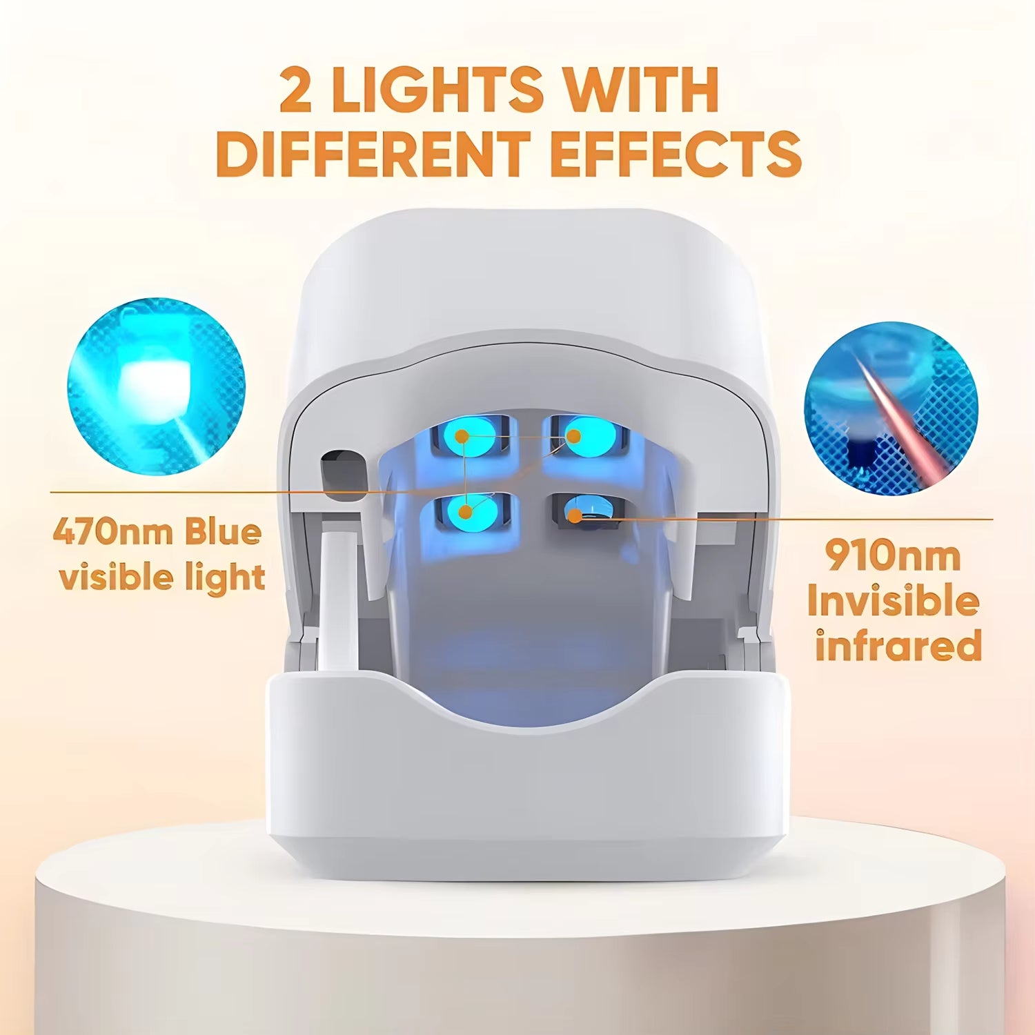 Nail Fungus Laser Treatment LED Light Device Effective Rechargeable Nail Fungus Remover Nail Fungus Cleaning Laser Device Repair Damaged Discolored Thick Fingernails - 5 - CJ