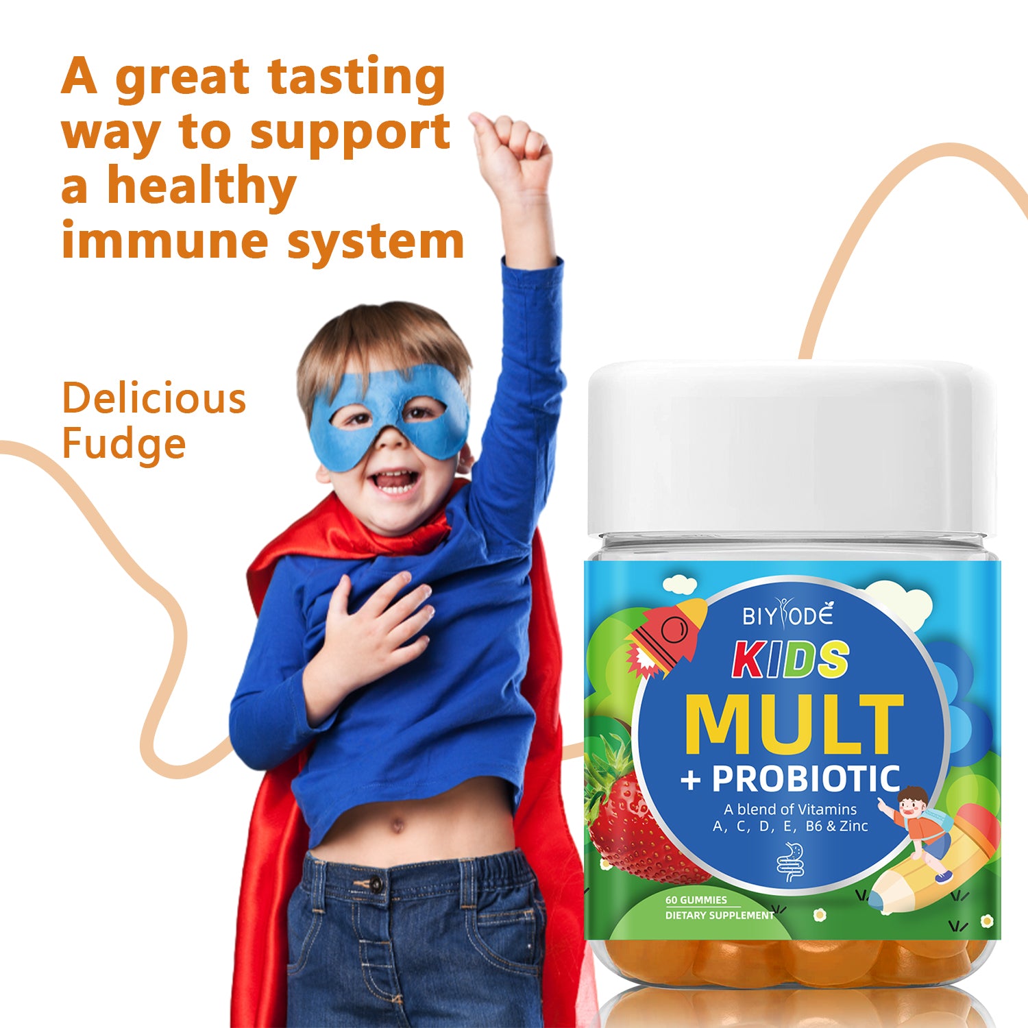 Private Label Vegan Kids Multivitamin Gummies Bulk 120 Count Health Food Supplement - 4 - CJ