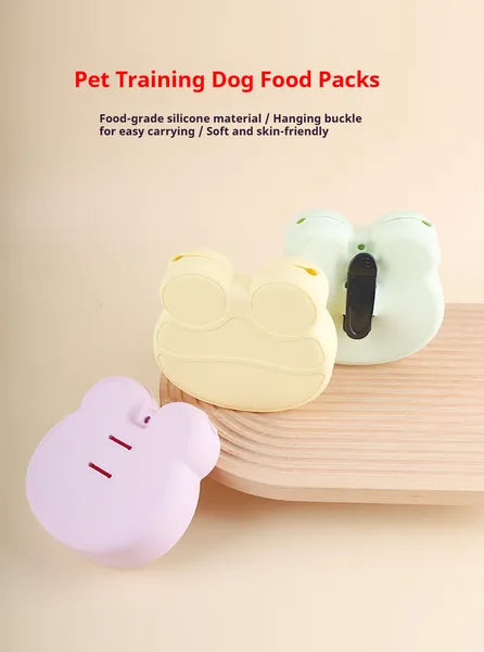 Pet Training Treat Pouch With Food - Grade Silicone – Soft, Skin - Friendly Dog Treat Bag With Hanging Buckle For Easy Carrying – Ideal For Puppy Training And Outdoor Activities - 5 - CJ