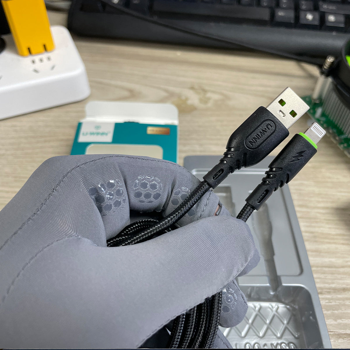 L201 Lightning Cable 2.1A 1M Black USB 3.0 UWINN - 5 - CJ