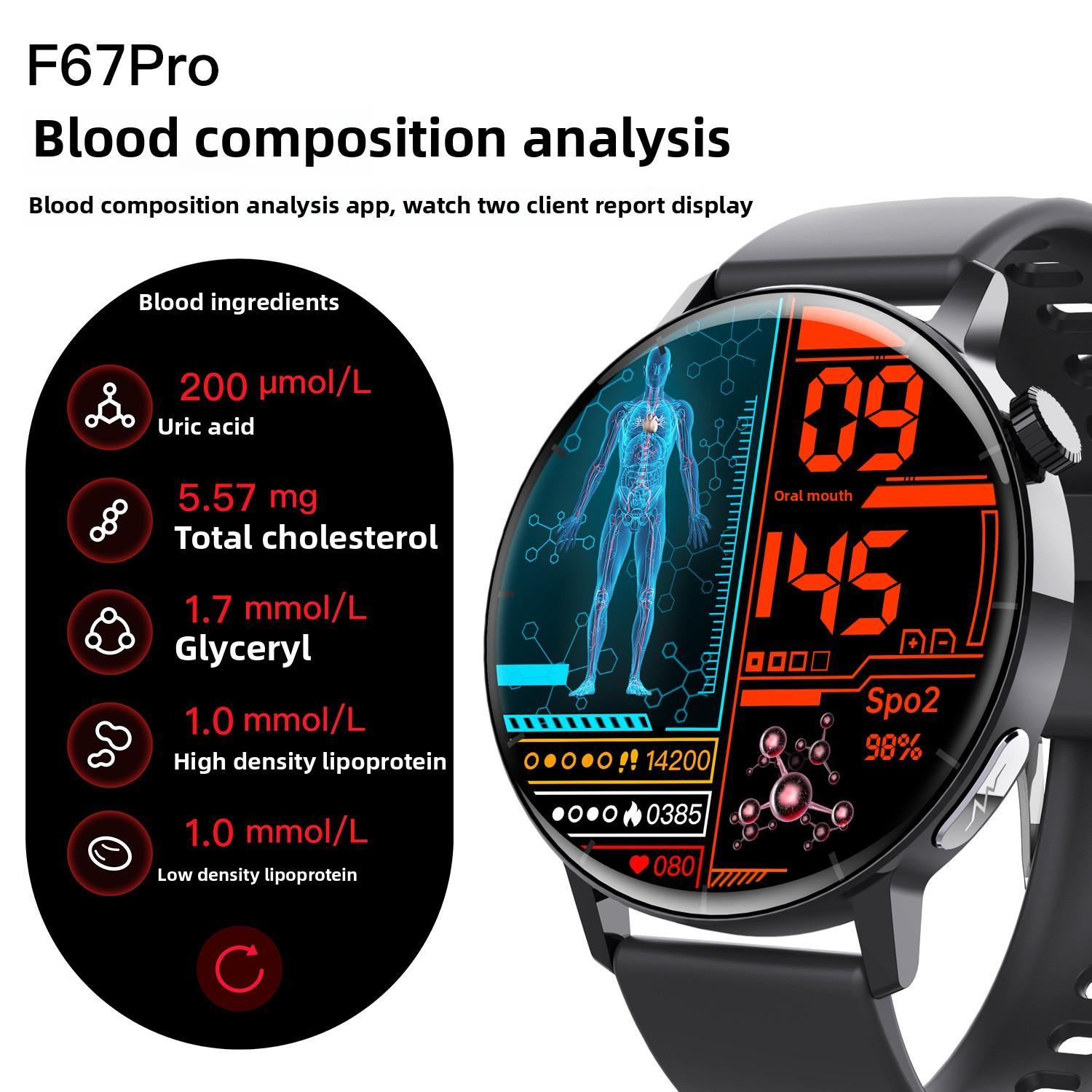 1.41 - inch Health Smartwatch Fitness Tracker And Heart Rate - blood Oxygen - blood Pressure - sleep Monitor - 5 - CJ