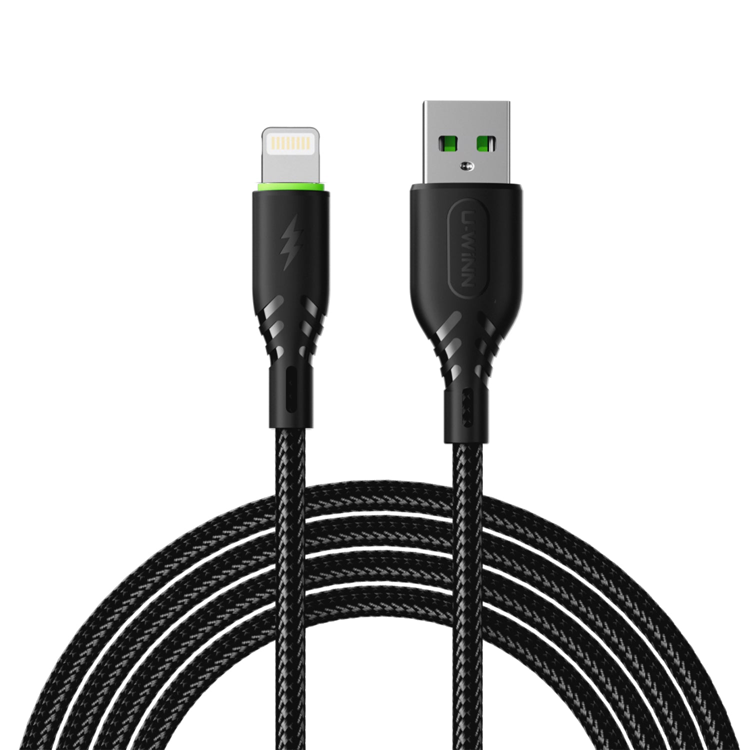 L201 Lightning Cable 2.1A 1M Black USB 3.0 UWINN - 5 - CJ