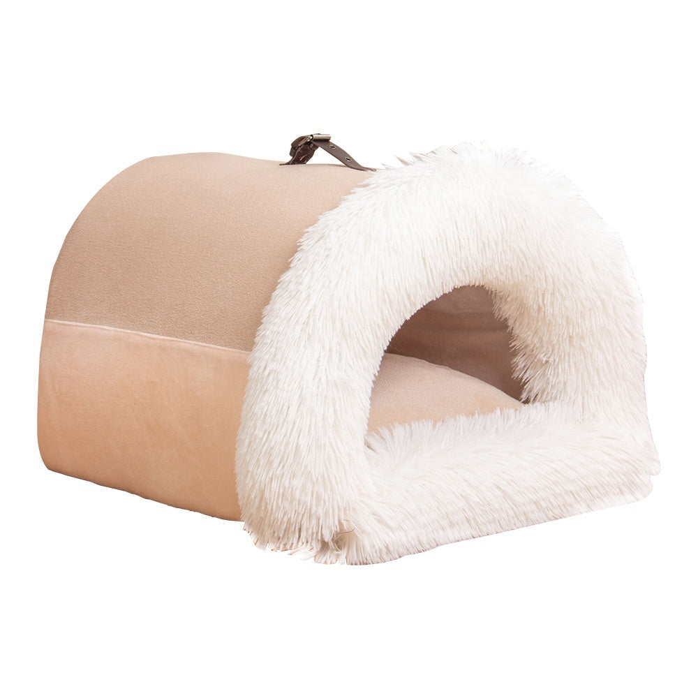 New Splice Portable Pet Nest Portable Autumn And Winter Warm Dog Nest Moisture - proof Long Fur Cat Nest Cross Border Pet Nest - 0 - CJ