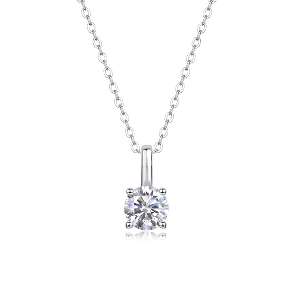 1Encounter - A Fashionable And Luxurious Diamond Jewelry Pendant Set With 1 - carat Moissan Diamond S925 Sterling Silver Prohibit TikTok sales - 5 - cj
