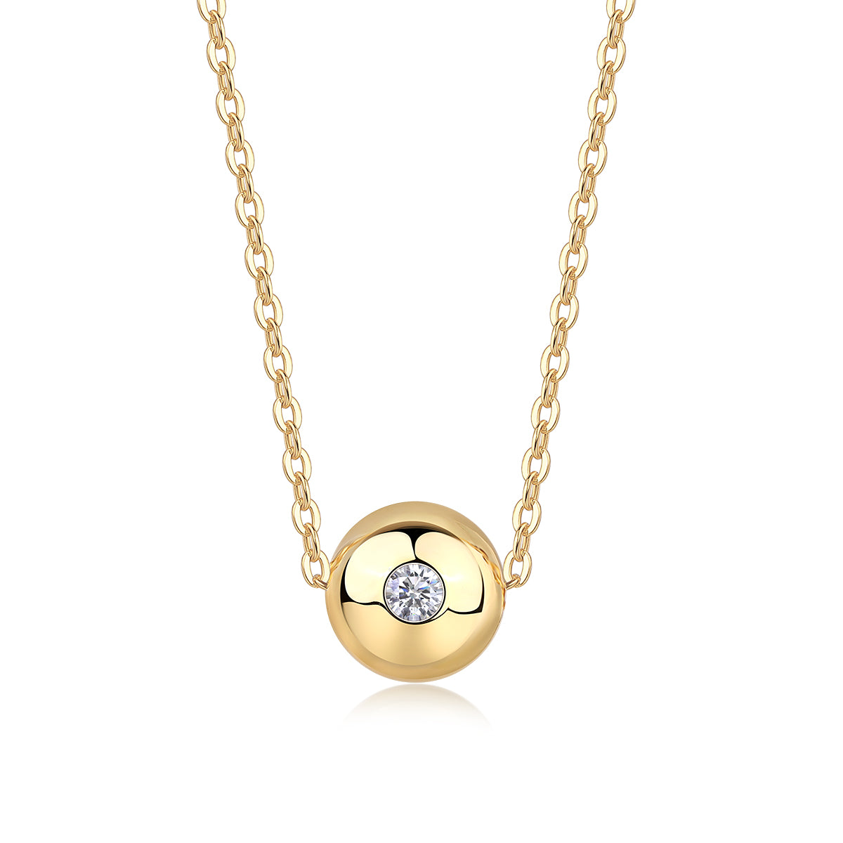 1Fortune Circulation Luxury Fashion Diamond Pendant Necklace Set With Mosan Diamond Silver Ornaments Prohibit TikTok sales - 5 - CJ