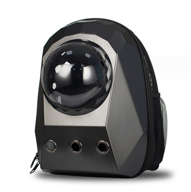 Cat Carrier Bags Breathable Pet Carriers Dog Cat Backpack Travel Space Capsule Cage Pet Transport Bag Carrying Portable Outdoor - 0 - CJ - Black - Small - CJMY139217505EV