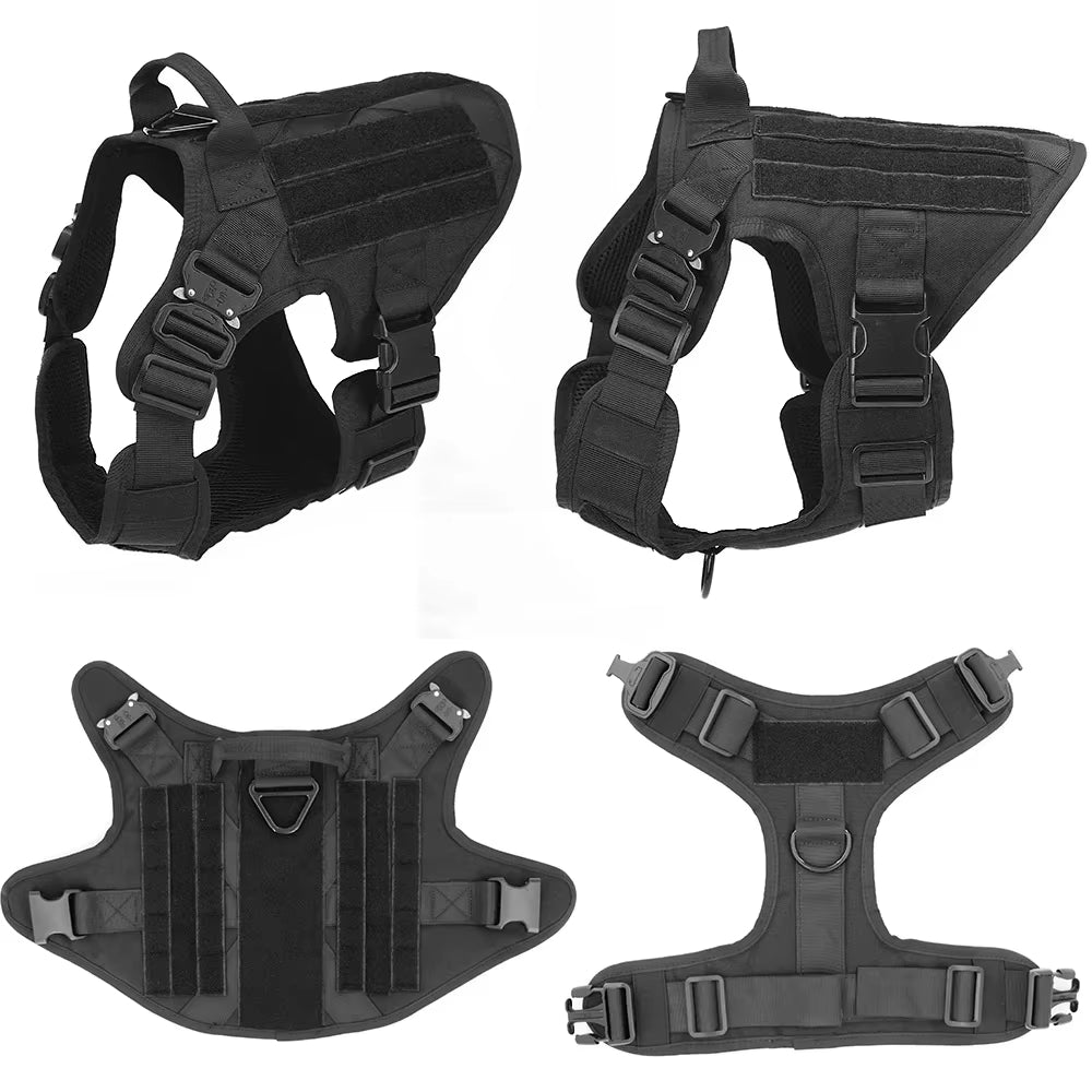 Pet Harness Luxury Dog Leash Set Chest Dog Nylon Camouflage Dog Harness - 5 - CJ