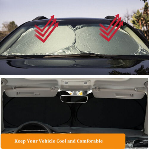 Car Window Sunshade Sun Shade Visor Windshield Cover Auto Car SunShade Anti Snow Ice Windshield Sunshade Car Windshield Sunshade - 5 - CJ