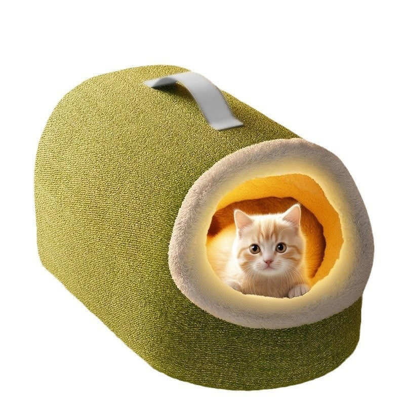 Winter Warm Closed Cat Nest - 0 - CJ