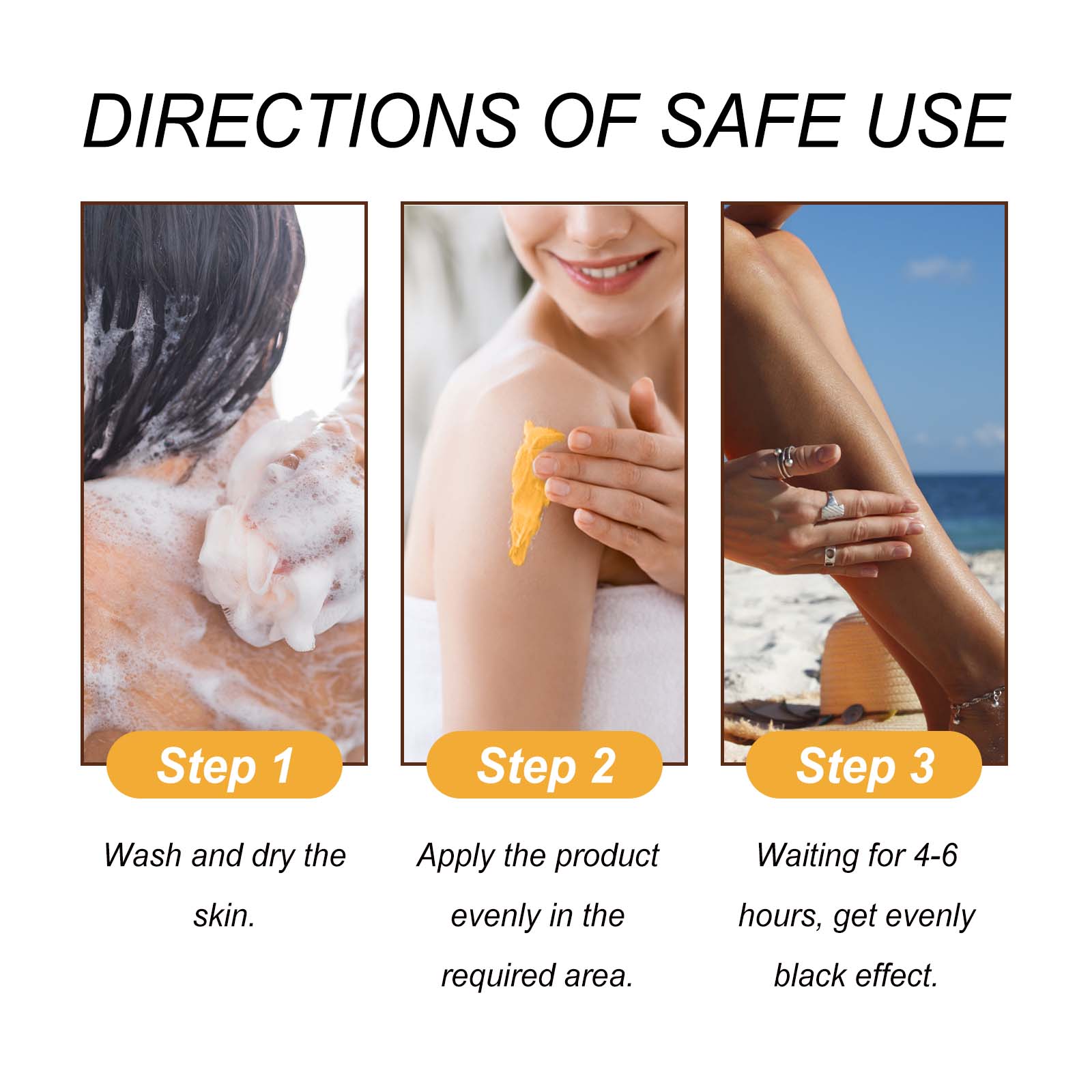 EELHOE Tanning Cream, Quick Tan Natural Comfort Tan Non - Greasy Moisturizer - 5 - CJ