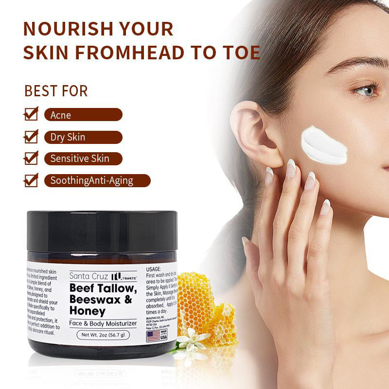 Tunmate Beef Tallow 56.7g Face Cream Lasting Moisturizing Soothing Facial Skin Firming Increase Facial Elasticity Nourishing Smooth Skin Care - 4 - CJ