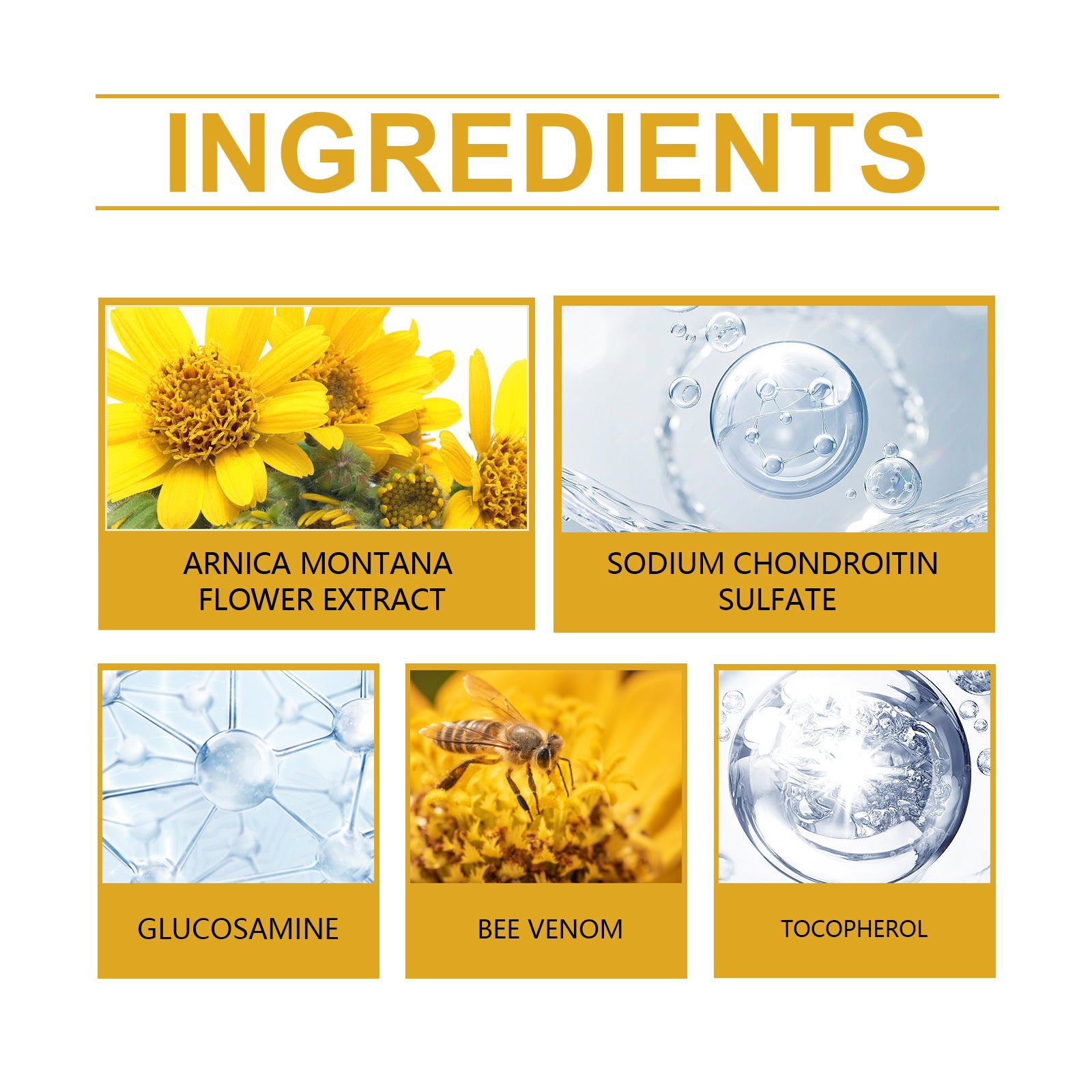 Wiyun Bee Venom Body Care Cream, Gently Moisturize And Apply Topical Repair Cream For Wrist And Knee Body Massage - 5 - CJ