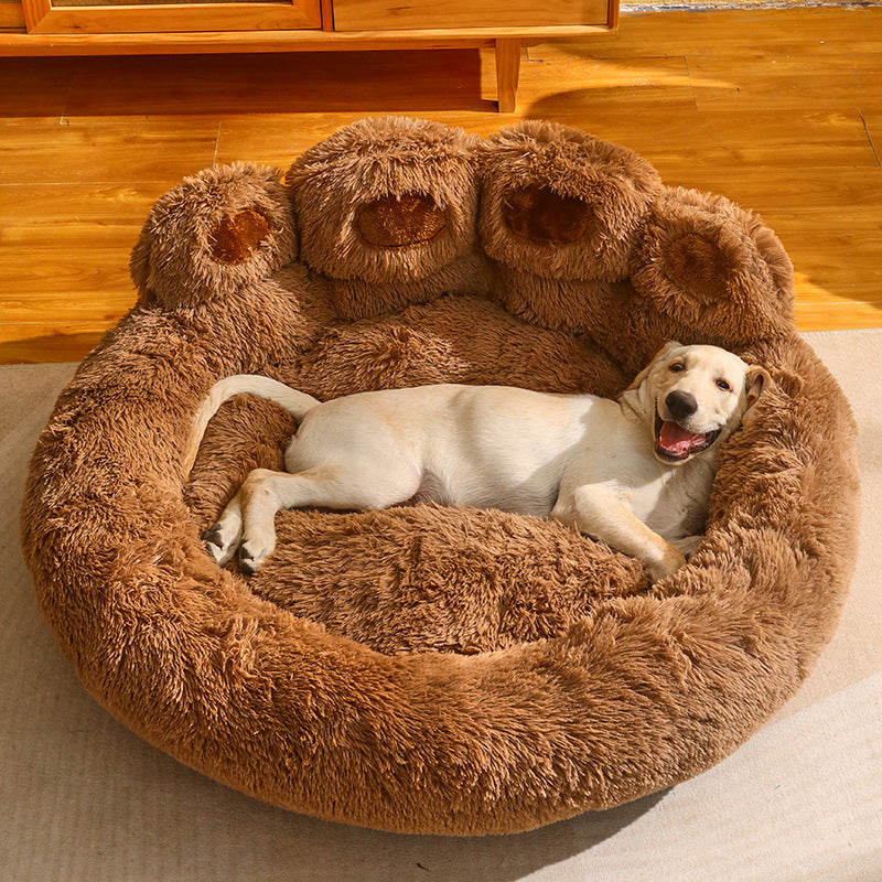 Kennel Warm Medium Large Dog Corgi Golden Retriever Bed Fleece - lined Sofa Mattress - 0 - CJ