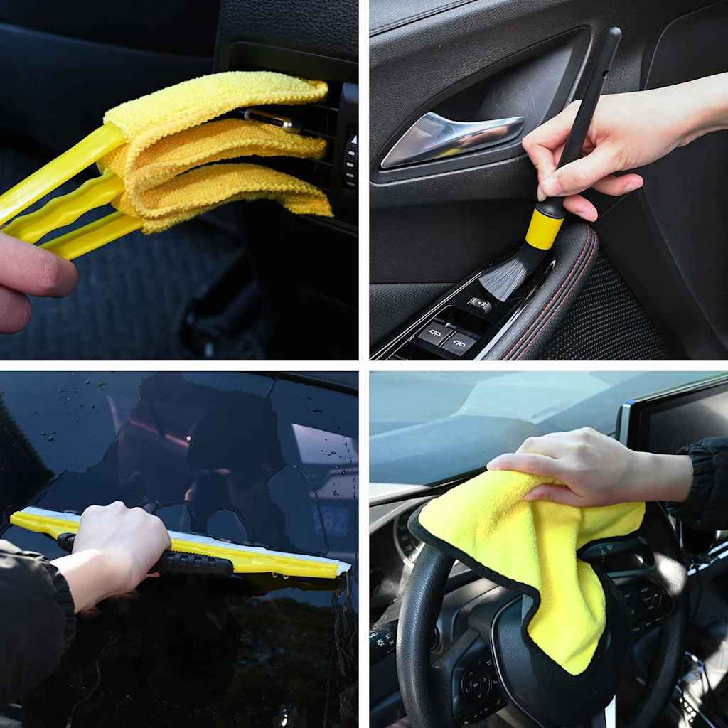 Drill Brush Set 28 Pieces Multicolor and Car Cleaning Brush Set - 5 - cjdropshipping