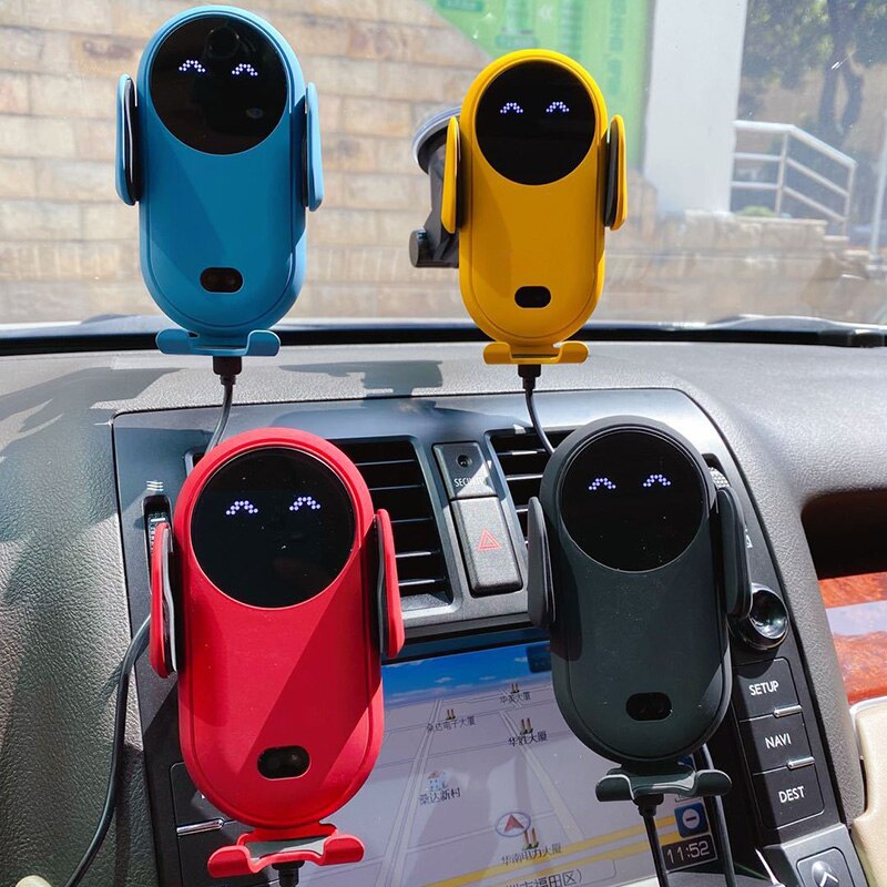 Infrared Induction Car Wireless Charger Car Phone Holder - 0 - CJ