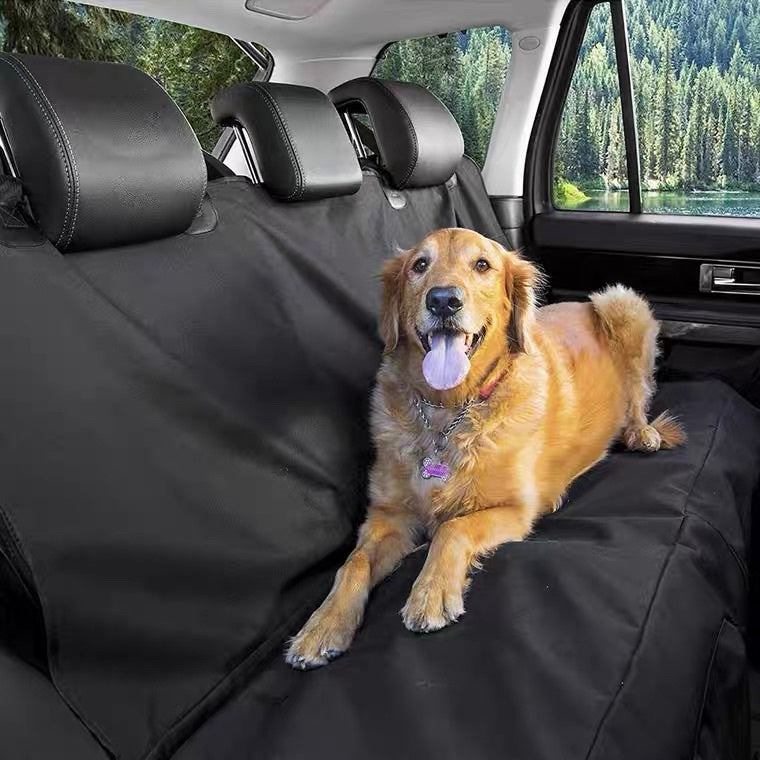 Extra Large Car Cushion, Portable Protective Pad With 4 Handles, Foldable Travel Gadget, Interior Dirt - resistant Mat, Waterproof, Universal For Dogs In The Back Seat. - 5 - CJ