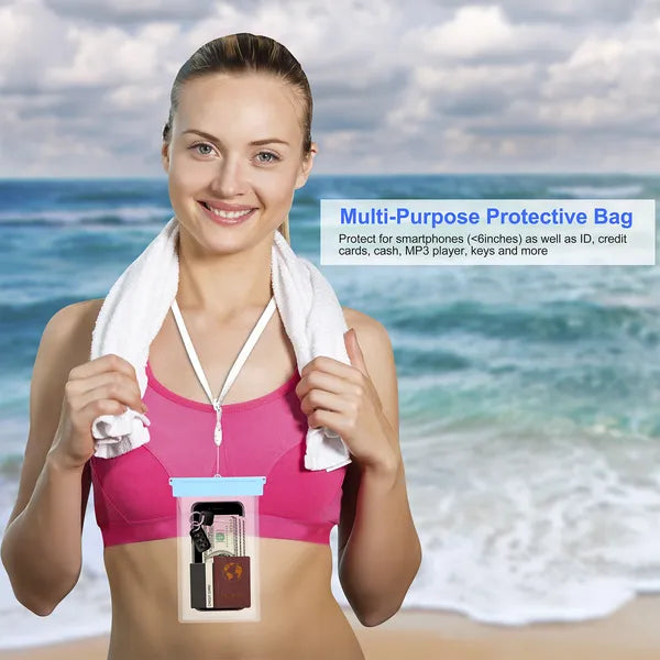 Universal IPX8 Waterproof Phone Pouch Dry Bag Case Underwater Protective High Touch Sensitive - 5 - CJ