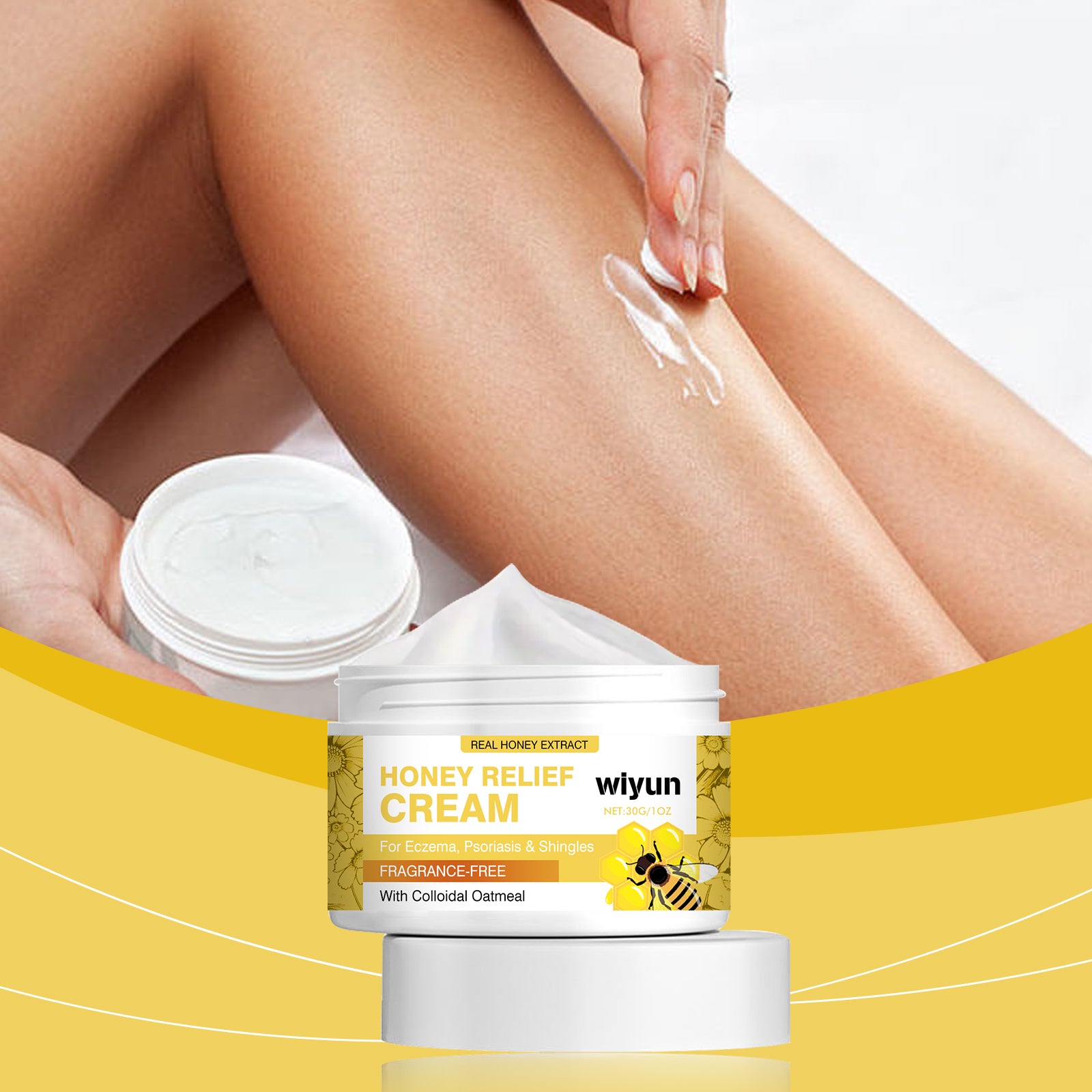 Wiyun Honey Skin Care Cream Nourishes And Protects Skin, Body, Hands And Feet, Moisturizes And Restores Skin - 5 - CJ