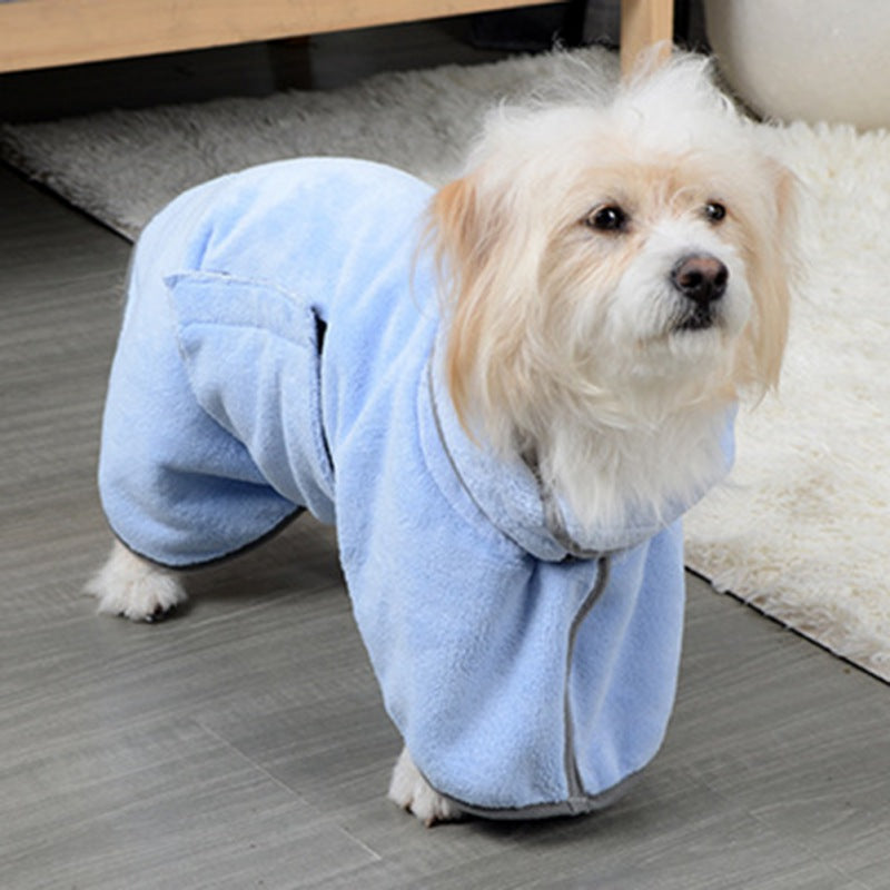 Quick - drying Pet Absorbent Towel Dog Bathrobe Pet Dog Bath Towel For Dogs Cats Microfiber Absorbent Pet Drying Towel Pet Supplies Pet Products - 0 - CJ