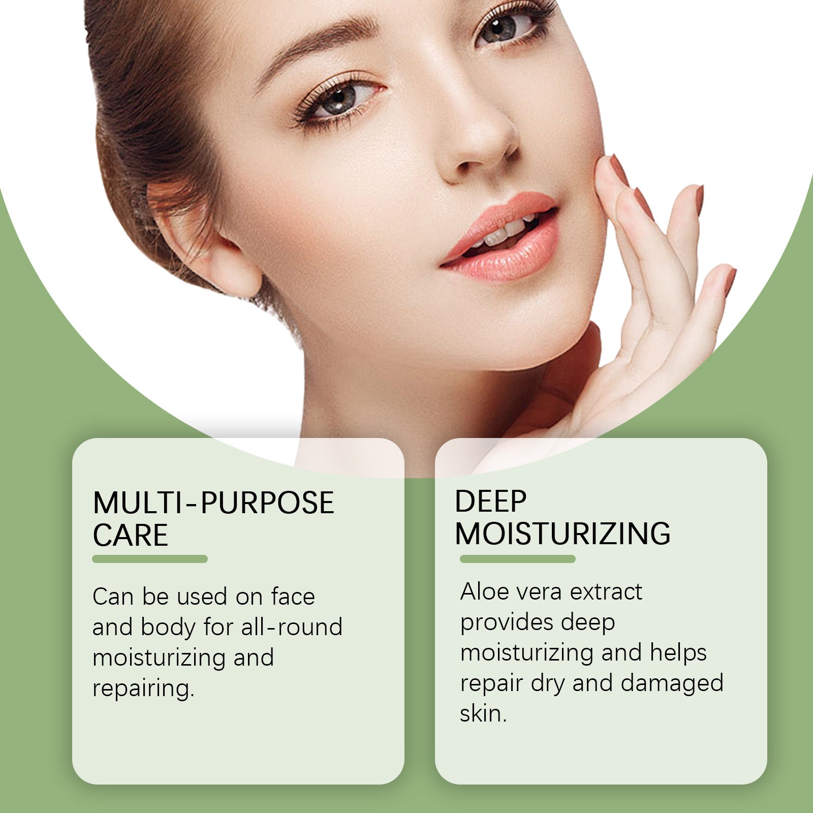OceAura Moisturizing Aloe Vera Gel Moisturizes And Nourishes Skin After Sun - 5 - CJ