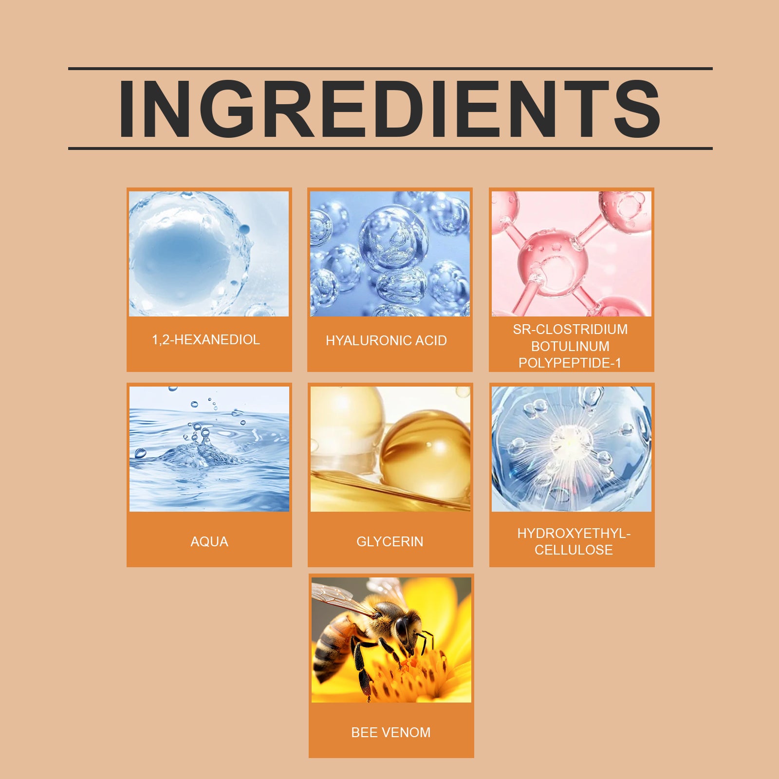 Hoygi Bee Venom Essence, Gently Improves The Condition Of Facial Skin, Hydrating, Moisturizing, Smooth And Hydrating - 5 - CJ