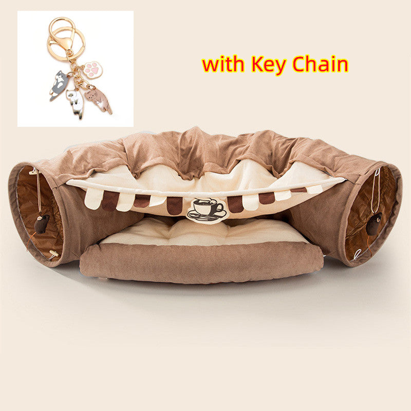 Collapsible Cat Tunnel Durable Washable Collapsible - 0 - CJ