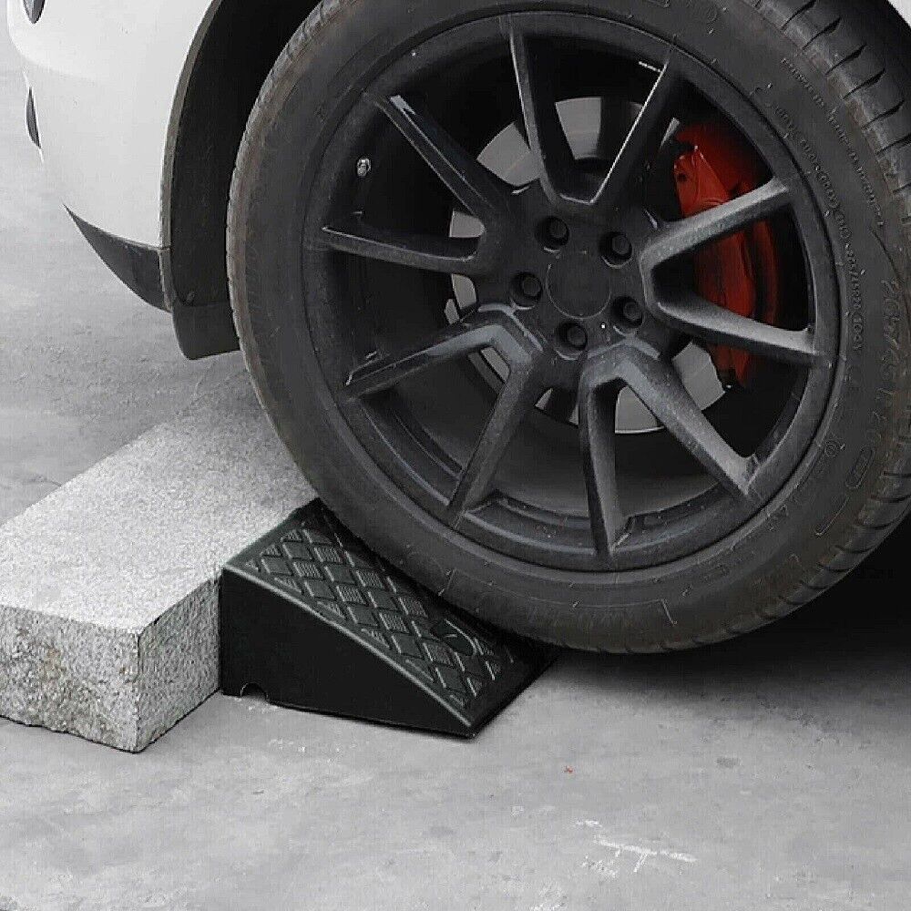 Vehicle Slope Ramp Universal Heavy Duty Rubber Kerb Ramps Car Bikes Threshold - 5 - CJ