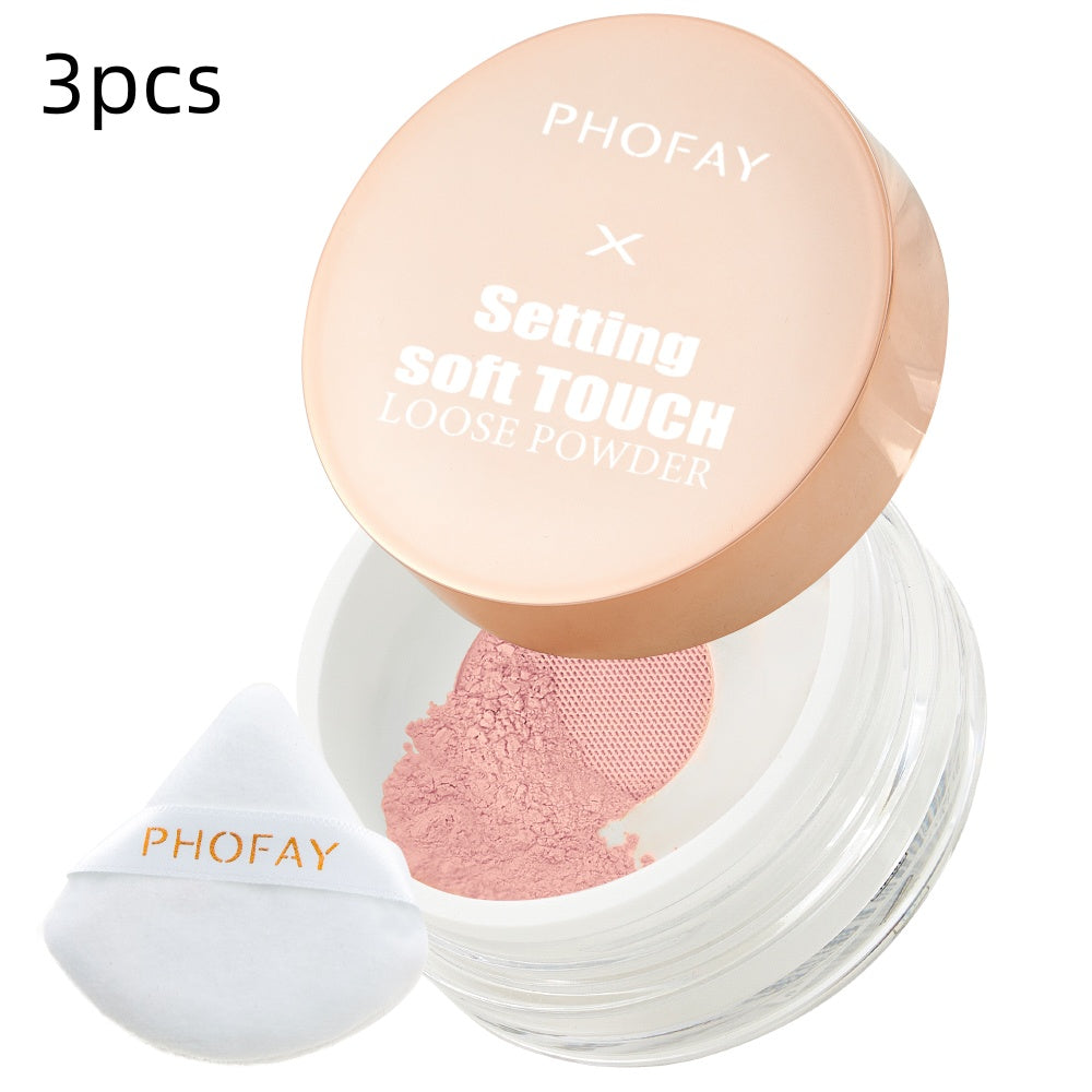 PHOFAY Setting Soft Touch Loose Powder - 4 - CJ - 3PCS - 02 - CJCZ204803312LO