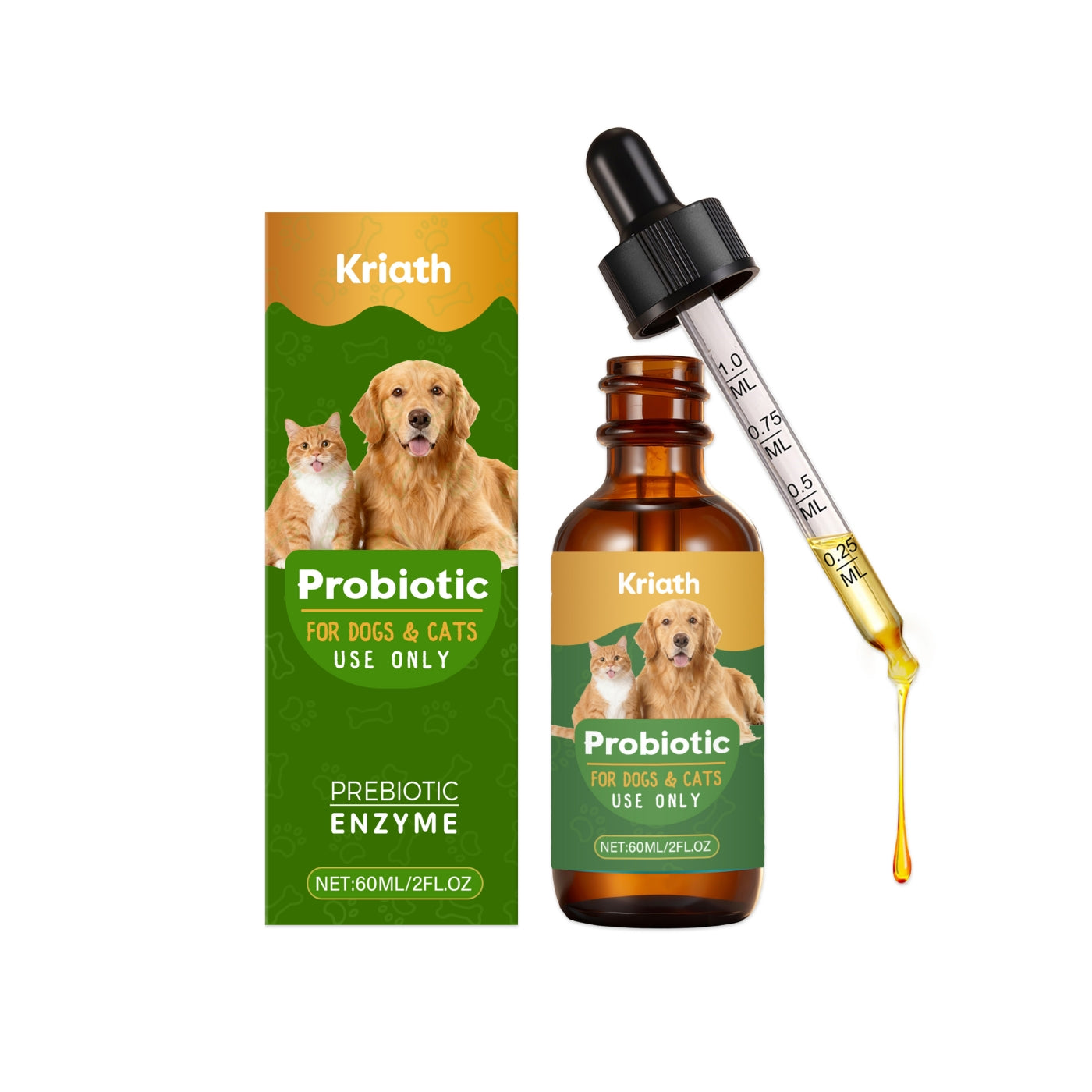 Liquid Probiotic Drops For Dogs And Cats - 0 - CJ