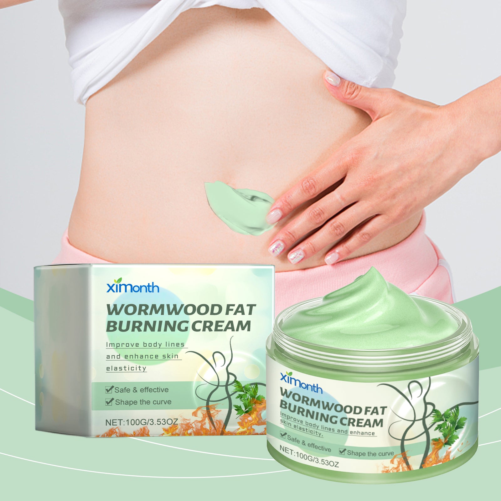 Ximonth Wormwood Body Massage Cream Moisturizes Body And Skin Care Firming, Nourishing And Hydrating Skin - 5 - CJ