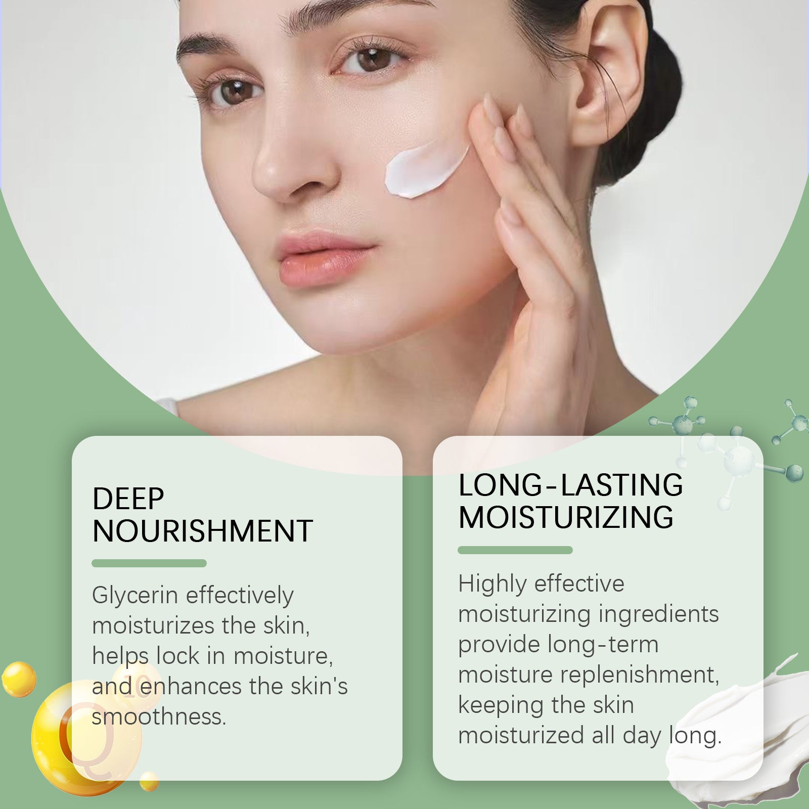 West&Month Moisturizing Moisturizer Gentle Moisturizing Facial Skin Repair Dry Moisturizing Moisturizing Face Cream - 5 - CJ