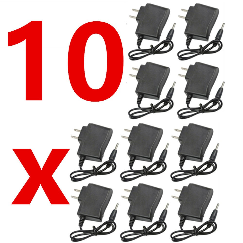 10Pcs Corded Wall Charger Home Travel AC DC Charger Power Supply Adapter US Plug - 5 - CJ