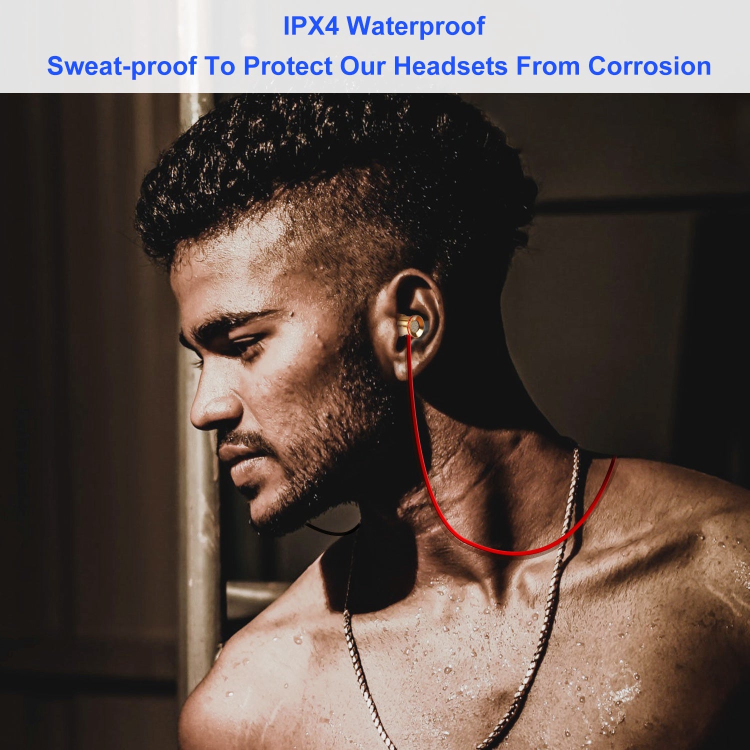 Sport Headsets Wireless V4.1 In - Ear Stereo Headphones Sweat - proof Running Earphones With Mic Hands - free - 5 - CJ