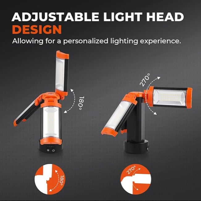 Light With Stand Triple Cordless LED - 5 - CJ