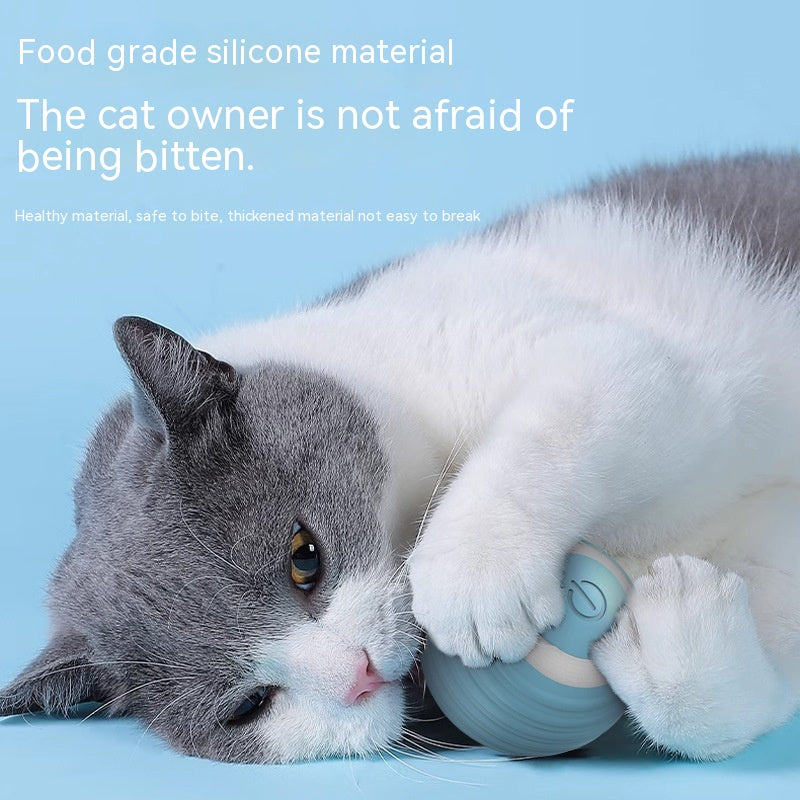 Automatic Moving Bouncing Rolling Ball Smart Cat Toy Ball Self - Moving Kitten Toy For Indoor Cat Kitten - 0 - CJ
