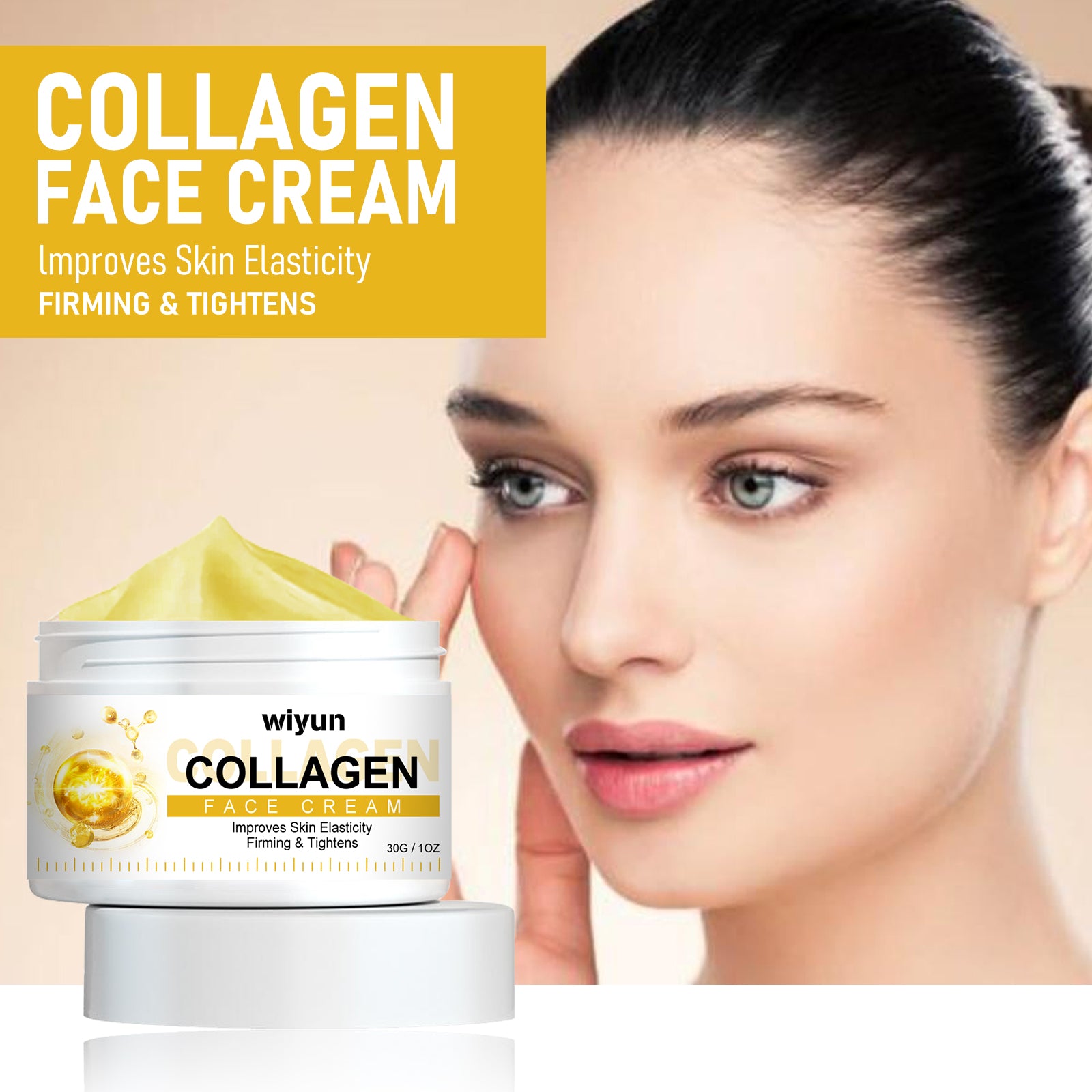 WIYUN Collagen Cream Face Firming Wrinkles, Fine Lines, Anti - Wrinkle, Anti - Aging Hydrating And Moisturizing Skin Cream - 5 - CJ