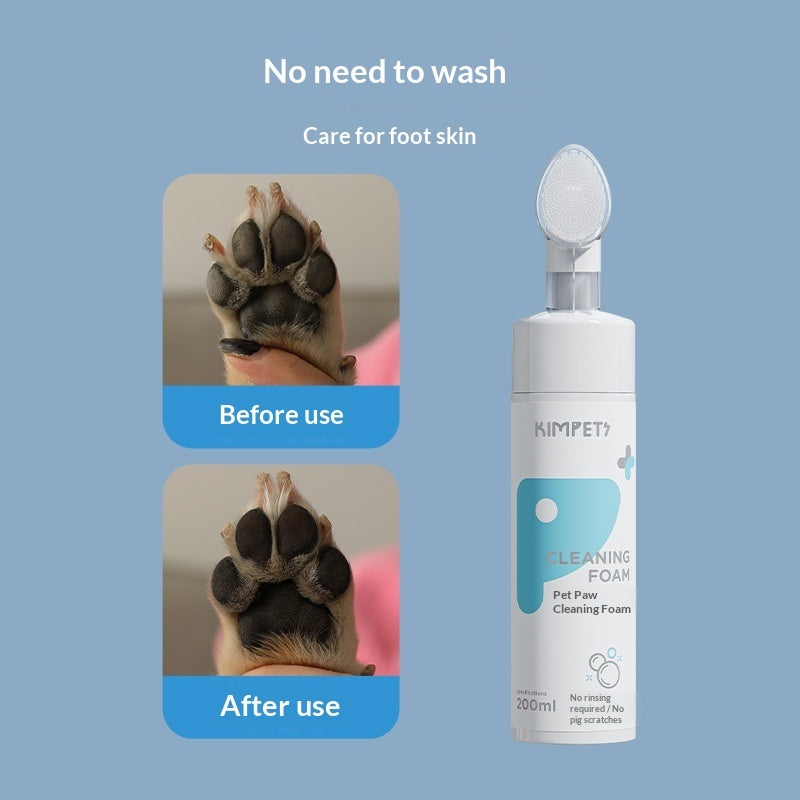 No Rinse Cleaning Foam For Dog Paws - 0 - CJ